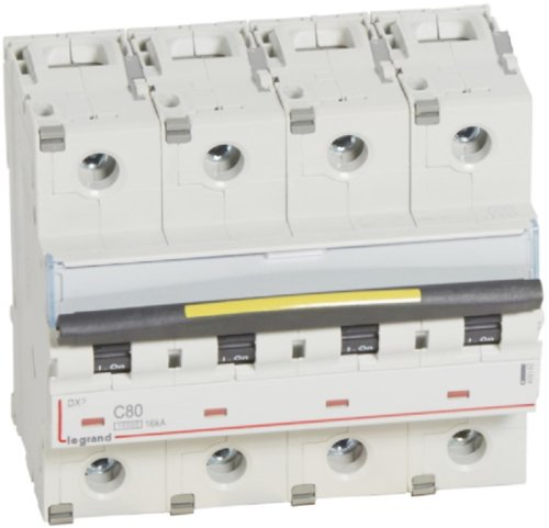 Выключатель автоматический Legrand DX3-E 10000 4п 80А C 16кА картинка